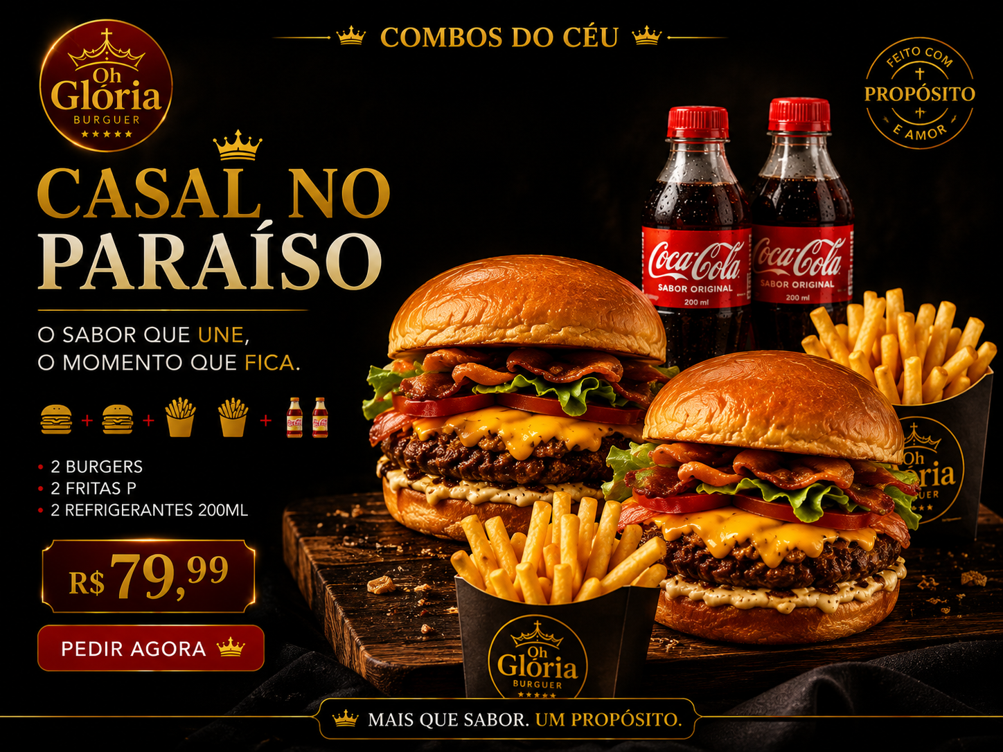 Combo Casal no Paraíso